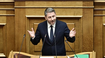 Ο πρόεδρος του ΠΑΣΟΚ Νίκος Ανδρουλάκης