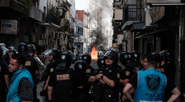 Φωτογραφία αρχείου από επεισόδια στην Αργεντινή