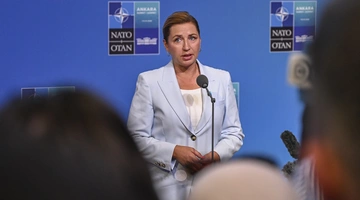 Η Δανή πρωθυπουργός Μέτε Φρέντερικσεν στη Σύνοδο του ΝΑΤΟ