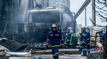 Έκρηξη σε εργοστάσιο στα Εξαμίλια