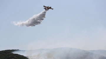 Φωτιά στο Δερβένι Θεσσαλονίκης 