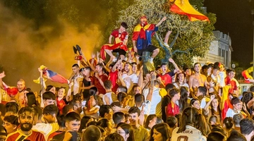 Πανηγυρισμοί των Ισπανών μετά τον τελικό του Μουντιάλ 2026