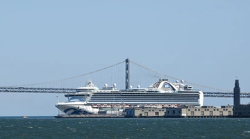 Κρουαζιερόπλοιο Ruby Princess στην Καλιφόρνια