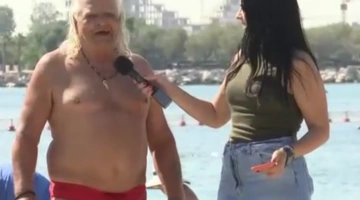 Ο viral λουόμενος της παραλίας του Αλίμου