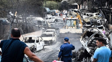 Η επόμενη μέρα από την πυρκαγιά στο Μάτι