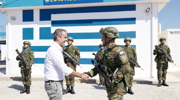 Επίσκεψη Μητσοτάκη στο Αγαθονήσι