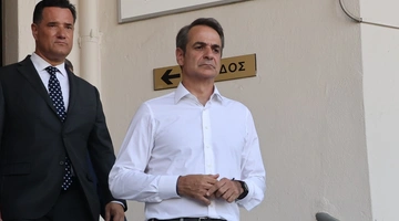 Η επίσκεψη του Κυριάκου Μητσοτάκη στο νοσοκομείο