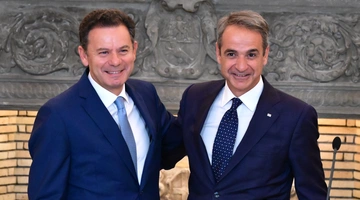 Συνάντηση Κυριάκου Μητσοτάκη με τον πρωθυπουργό της Πορτογαλίας