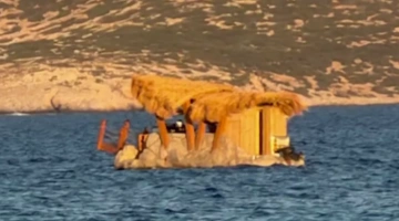 πλωτή παραλία στα Κουφονήσια