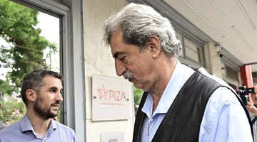 Ο Παύλος Πολάκης στην Κουμουνδούρου