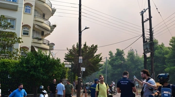 Πυρκαγιά στην περιφερειακή Αιγάλεω