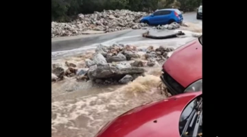 Καταστροφές στη Μάνη