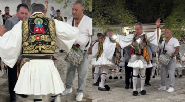 Ο χορός του Νίκου Αλιάγα στο Μεσολόγγι
