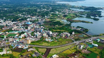 Η πόλη Jeju στο ομώνυμο νησί, Νότια Κορέα