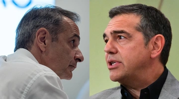 Κυριάκος Μητσοτάκης και Αλέξης Τσίπρας