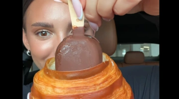 Παγωτό και κρουασάν TIKTOK