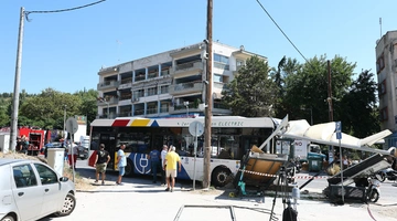 Τροχαίο με λεωφορείο του ΟΑΣΘ